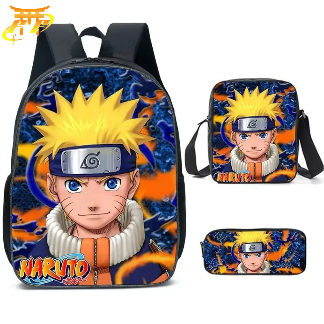 Mochila con Estuche y Bolso Naruto Genin - Naruto Shippuden™