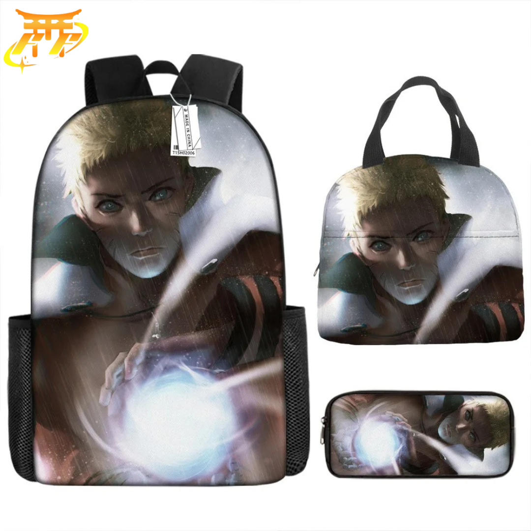 Mochila con Estuche y Bolso Naruto Hokage - Naruto Shippuden™