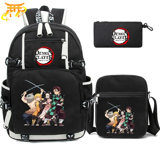  Mochila con Estuche y Bolso Parafuegos - Demon Slayer™