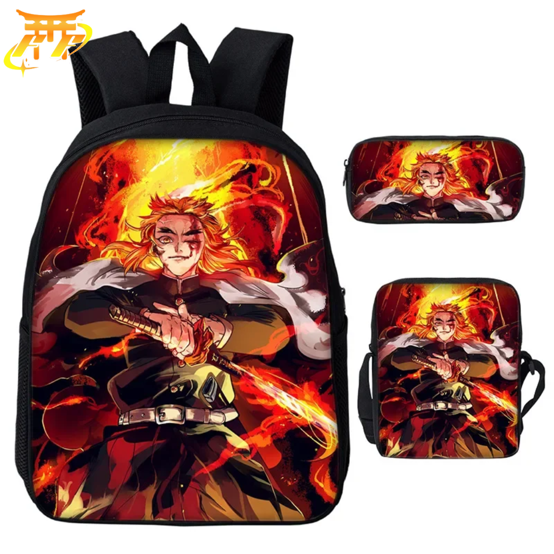 Mochila con Estuche y Bolso Rengoku - Demon Slayer™