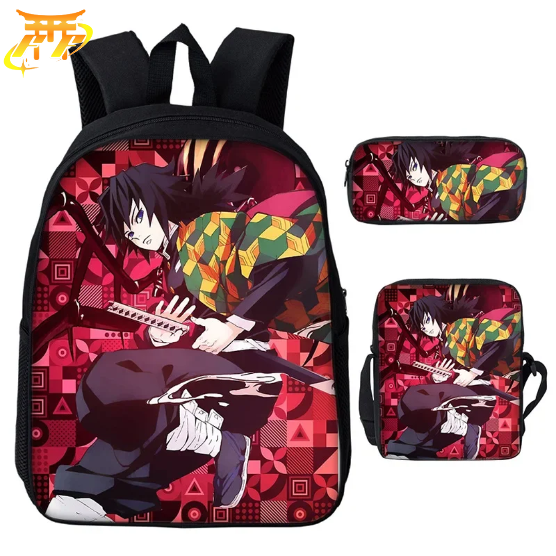 Mochila con Estuche y Bolso Tomioka Giyu - Demon Slayer™.