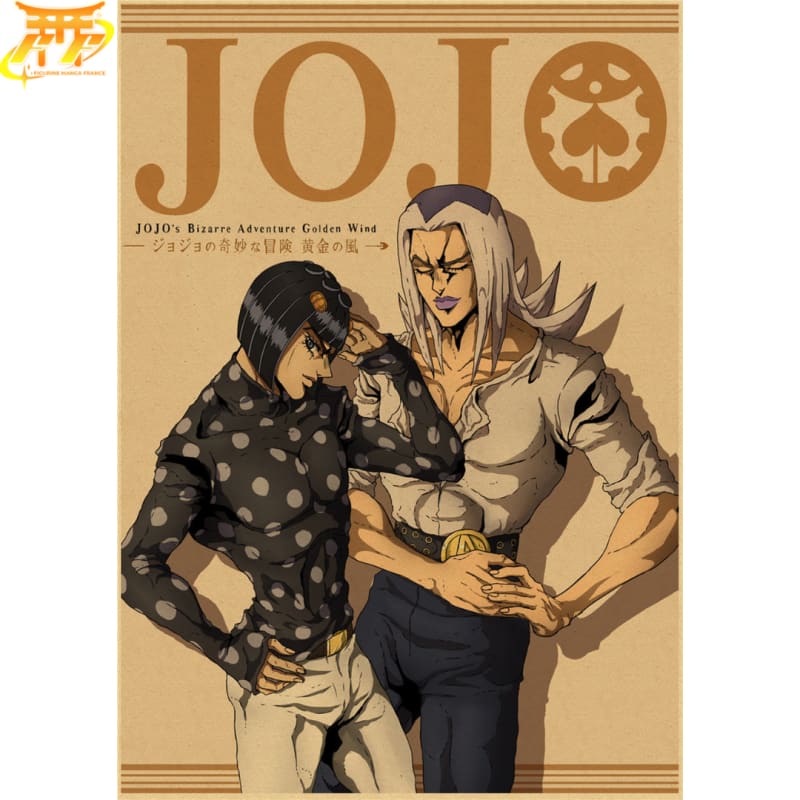 Poster Bruno Bucciarati x Abbacchio - Jojo's Bizarre Adventure™