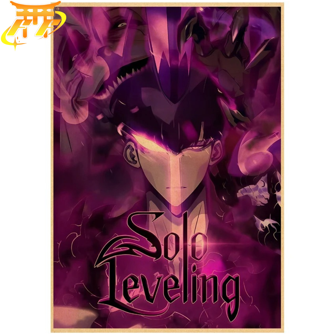 Poster Sung Jinwoo "Maestro de las Sombras" - Solo Leveling™