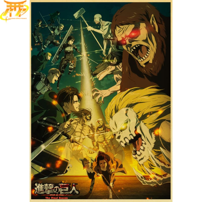 Poster Temporada Final Parte II - Attack on Titan