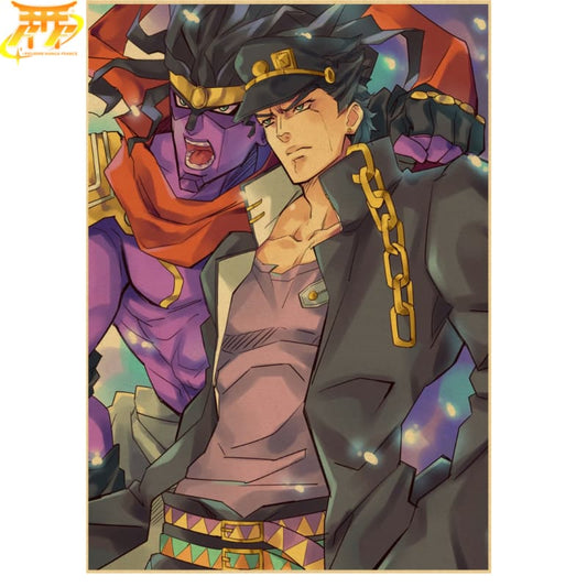 Poster de Jotaro x Star Platinum - JoJo's Bizarre Adventure