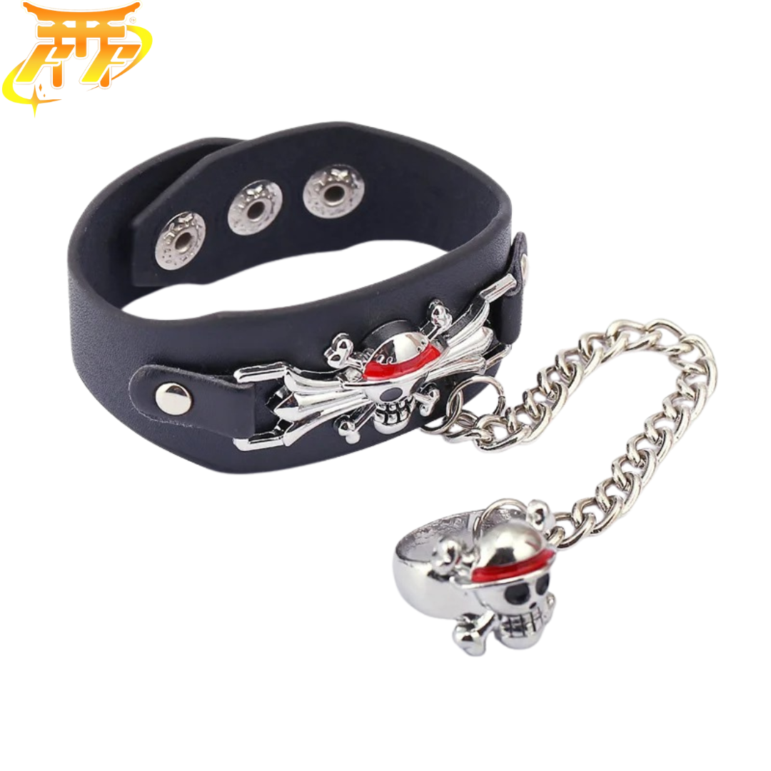 Pulsera + Anillo "Jolly Roger Luffy" – One Piece™