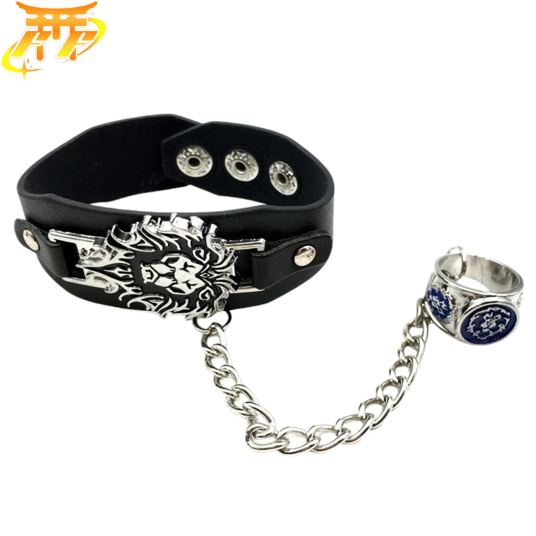 Pulsera + Anillo "Símbolo de la Alianza" – World of Warcraft™