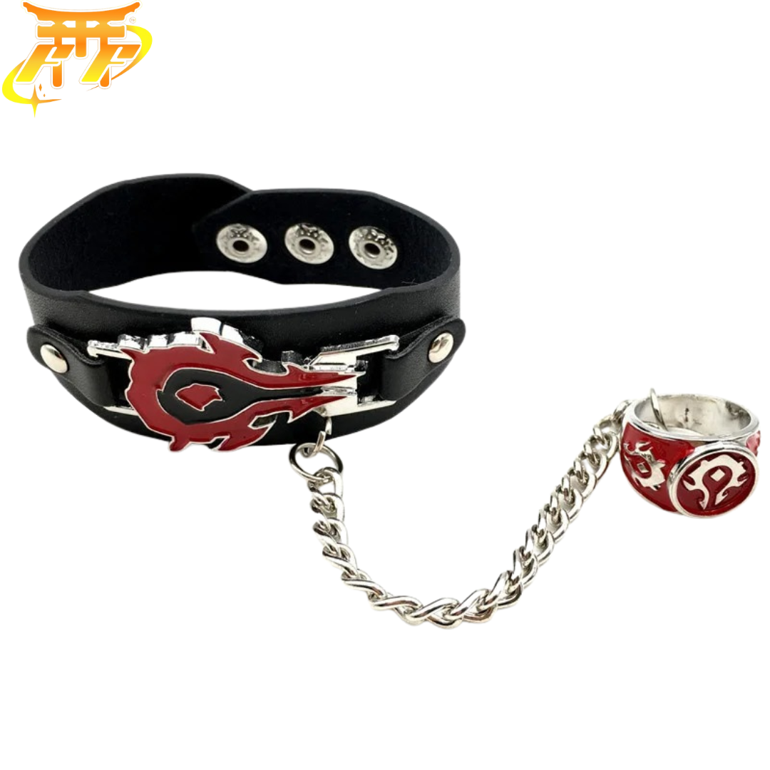 Pulsera + Anillo "Símbolo de la Horda" – World of Warcraft™
