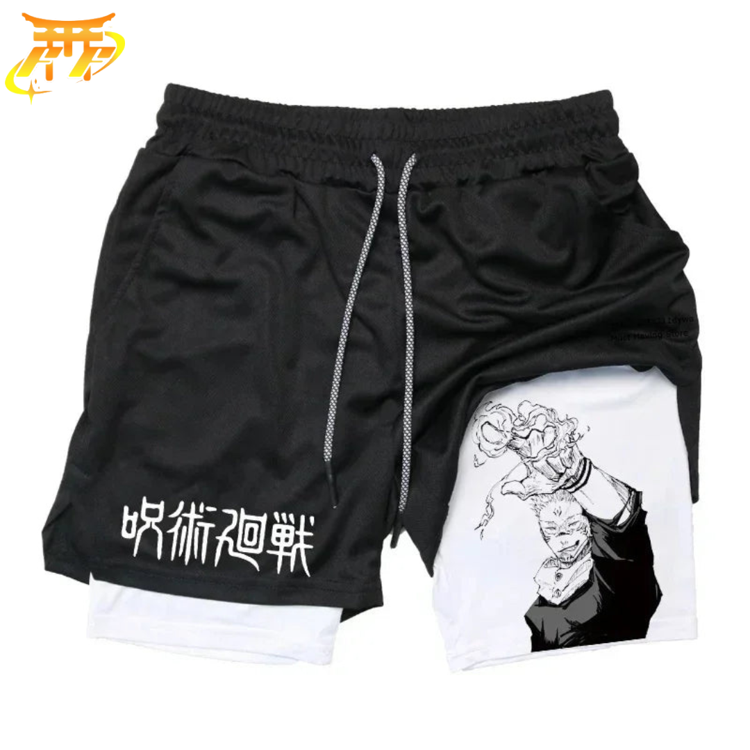 Short Ryomen Blanco y Negro - Jujutsu Kaisen™