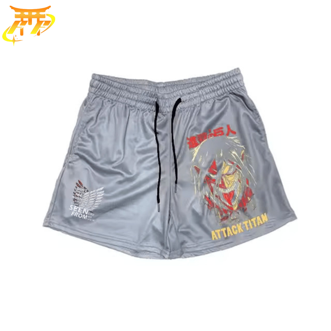 Short Titan Asaltante Blanco - Attack on Titan™