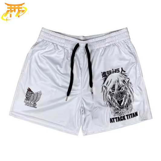 Short Titan Asaltante Blanco y Negro - Attack on Titan™