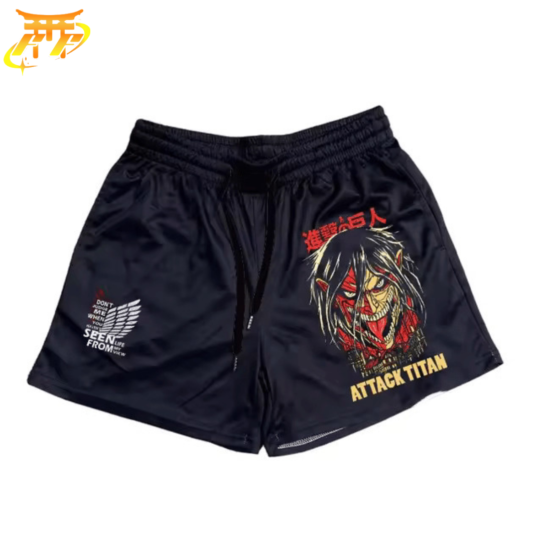 Short Titan Asaltante Negro - Attack on Titan™