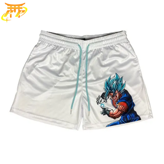 Short Vegeto SSJ Azul Blanco - Dragon Ball™