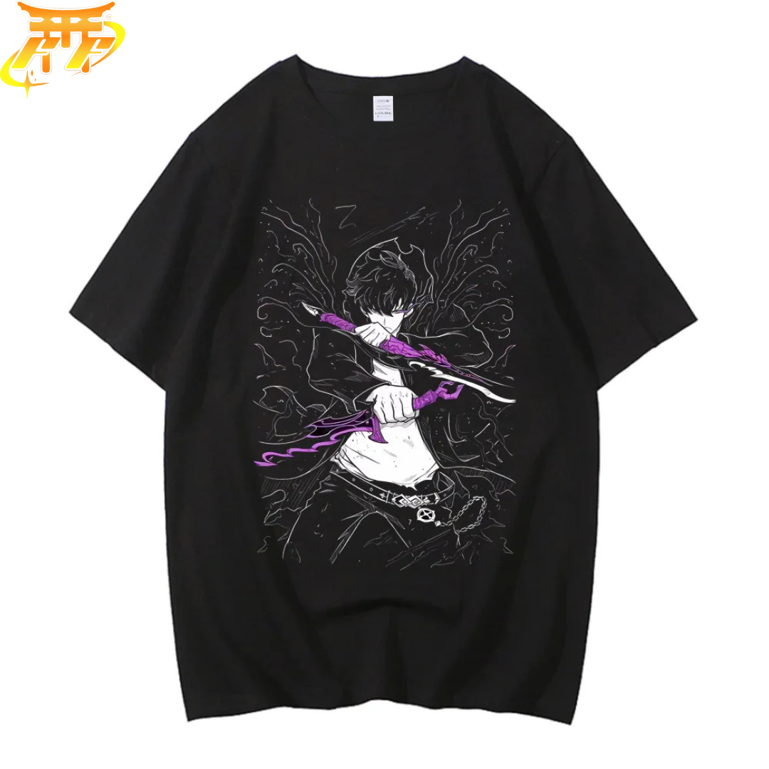 Camiseta Sung Jin-Woo "Dagas del Rey Demonio" - Solo Leveling™