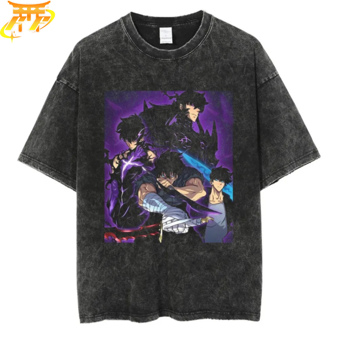 Camiseta Oversize Sung Jin-Woo "Evolución" - Solo Leveling™