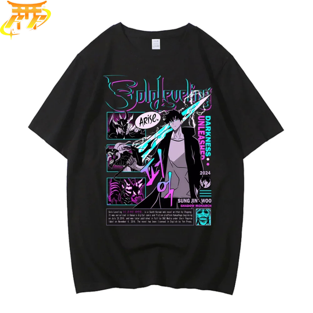 Camiseta Sung Jin-Woo "Espada de Igris" - Solo Leveling™