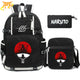 Mochila con Estuche y Bolso Itachi Uchiha - Naruto Shippuden™