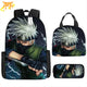 Mochila con Estuche y Bolso Kakashi Hatake - Naruto Shippuden™