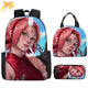 Mochila con Estuche y Bolso Sakura Arte Realista - Naruto Shippuden™