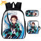 Mochila con Estuche y Bolso Tanjiro El Pilar del Agua - Demon Slayer™