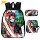 Mochila con Estuche y Bolso Tanjiro El Pilar del Sol - Demon Slayer™