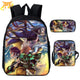 Mochila con Estuche y Bolso Tanjiro & Nezuko Kamado - Demon Slayer™.