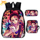 Mochila con Estuche y Bolso Tanjiro Pilares del Sol - Demon Slayer™