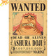 Poster Buscado Ashura Doji - One Piece™