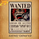 Poster Wanted Eustass 