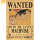 Poster Wanted Machvise - One Piece™