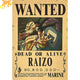 Poster Wanted Raizo - One Piece™